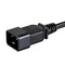 Monoprice SJTW Extension Cord Adapter, 12 AWG, 12/3, 9 Outlets, Black, PVC, IEC-60320 C20, 2 ft 35117 - alternate 5